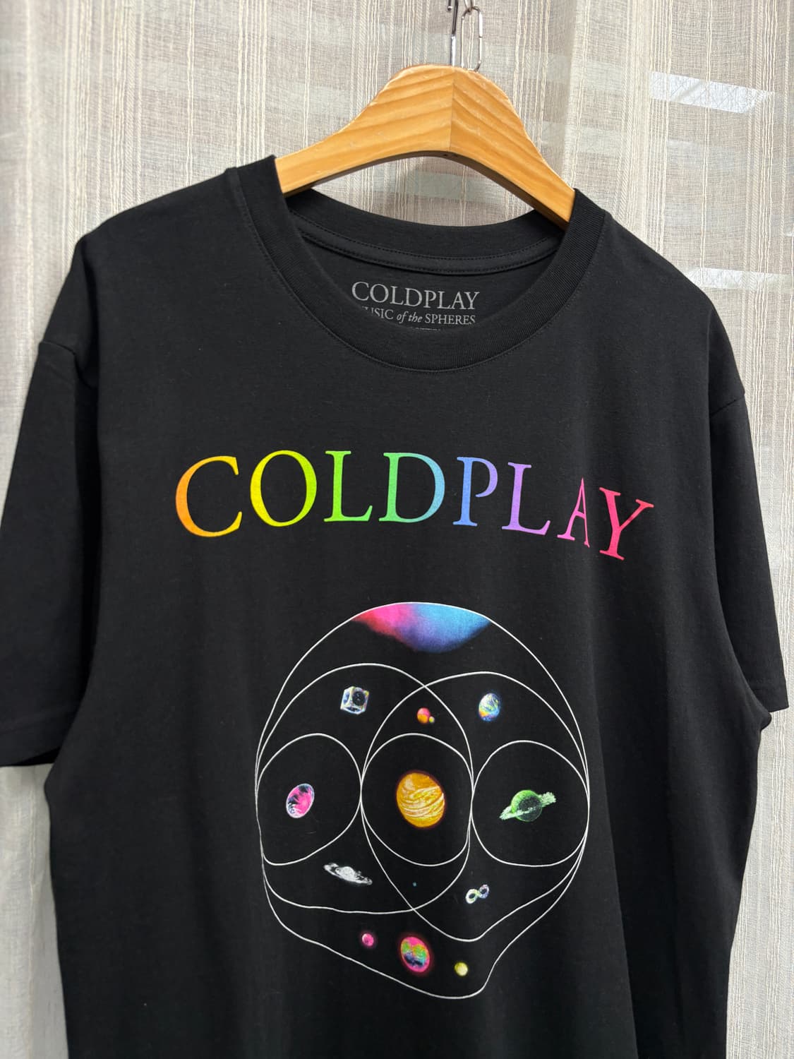 COLDPLAY 콜드플레이 월드투어 락 밴드 반팔티 상품이미지4