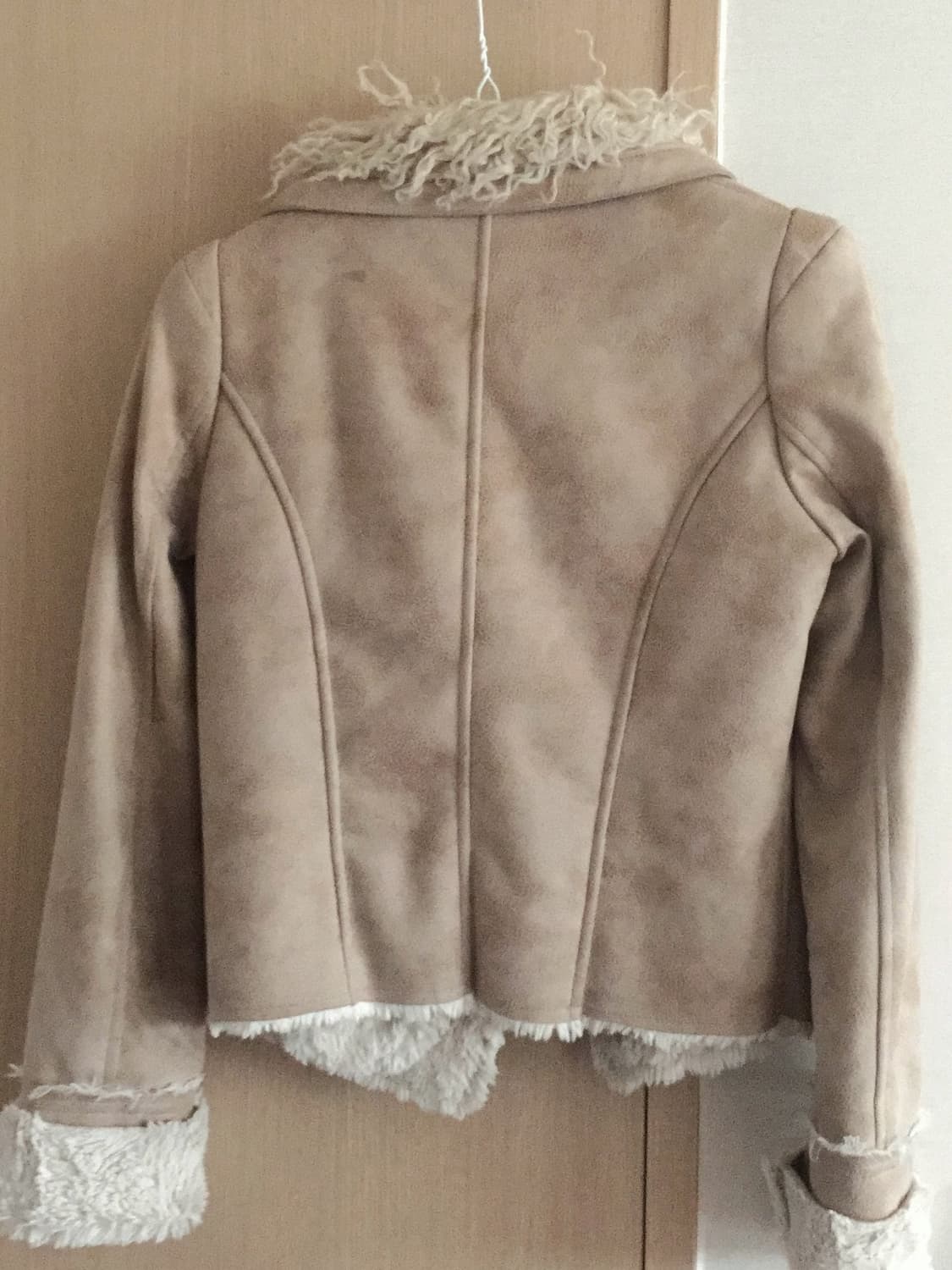The coco Shearling-Style Biker Jacket 상품이미지4