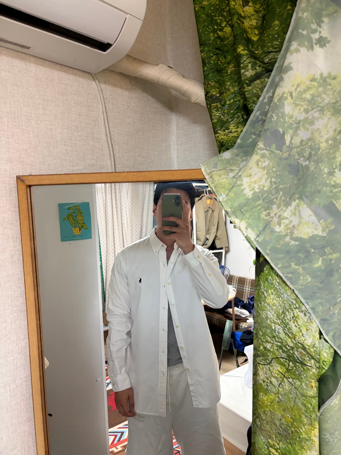 폴로 랄프로렌 클래식핏 옥스포드 버튼다운 셔츠 화이트 상품이미지9