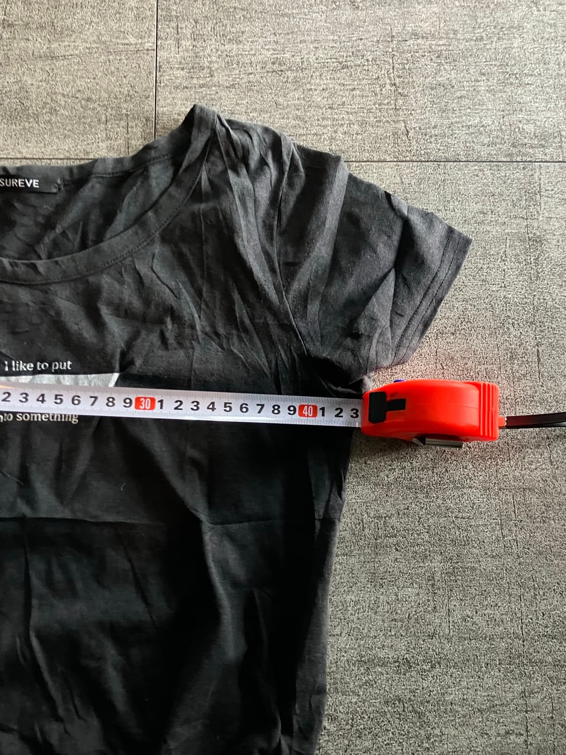 일본빈티지 Sureve 핀터깔y2k 라떼갸루 딱붙핏 사이드셔링 반팔티셔츠 상품이미지3