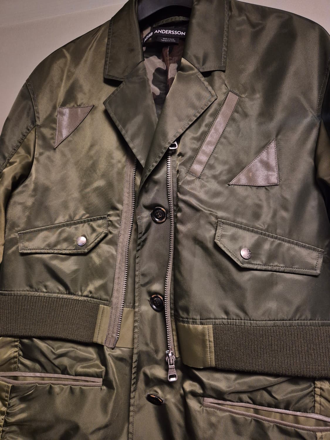 앤더스벨 플라이트 봄버 블레이저 상품이미지3