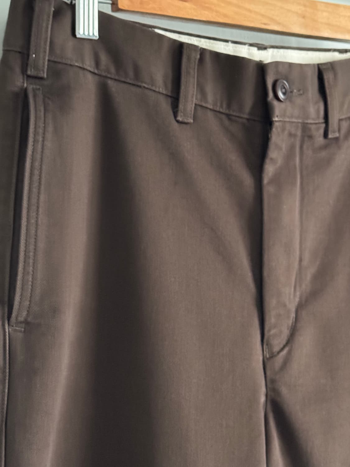 [73] 유니클로 스트레이트 치노 팬츠 다크 브라운 상품이미지3