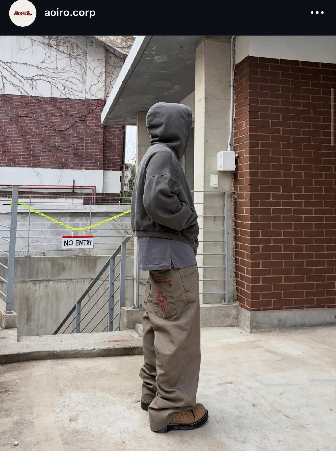 aoiro 아오이로 데스 오브 크롬 워크팬츠 2사이즈 새상품 상품이미지2