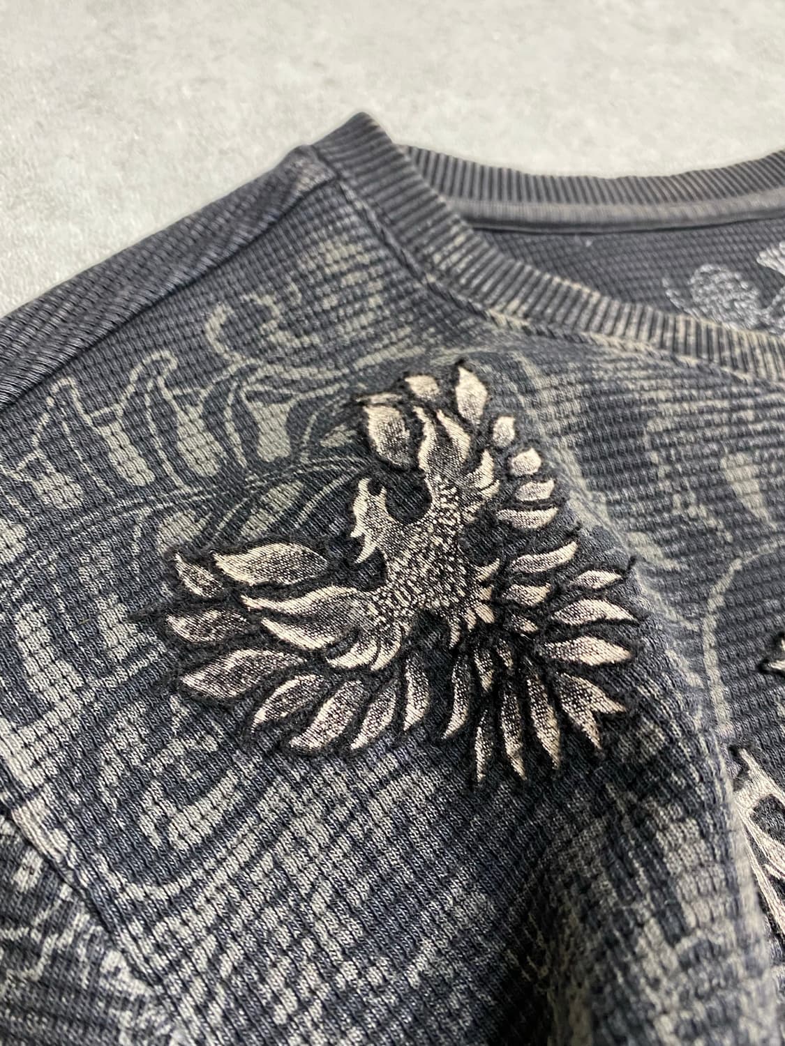 [XL] Prepotente 락시크 프린팅 와플 롱슬리브 상품이미지4