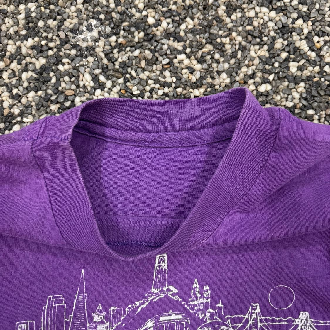 90s 샌프란시스코 빈티지 싱글스티치 티셔츠 made in USA (S) 상품이미지6