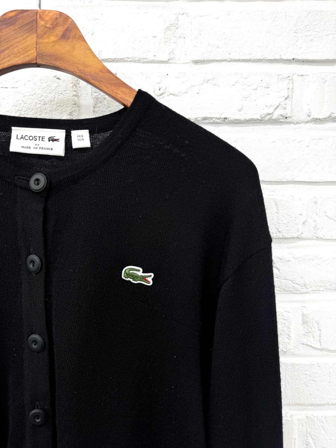 라코스테 블랙 가디건 상품이미지4