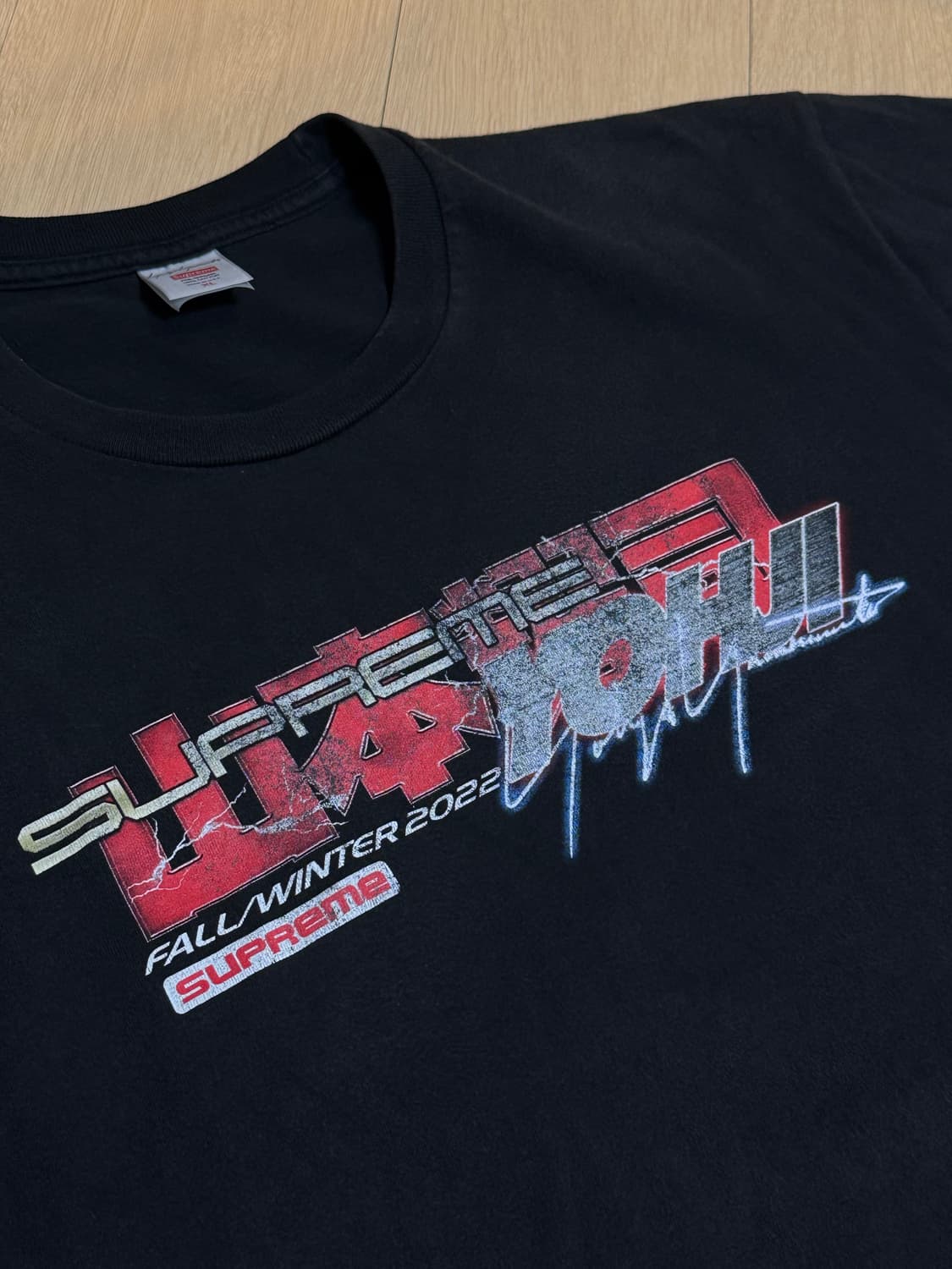 [XL] 슈프림 x 요지 야마모토 22fw 철권 티셔츠 블랙 상품이미지2