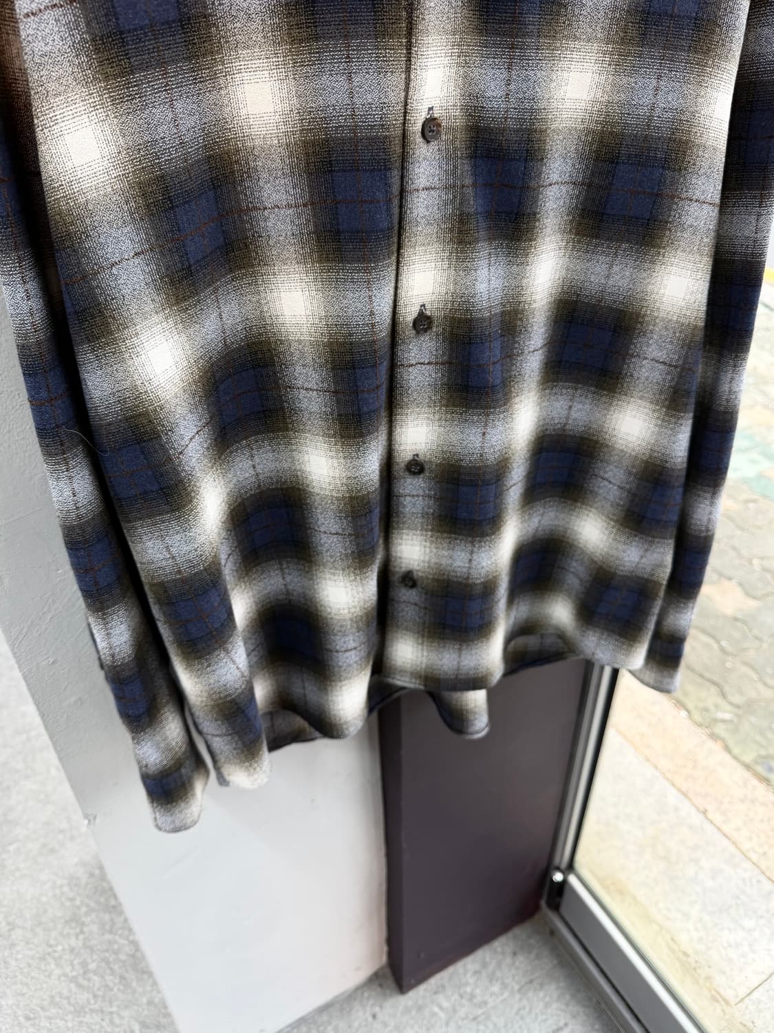 100~105/ 시스템옴므 25FW 신형 플란넬 셔츠 상품이미지5