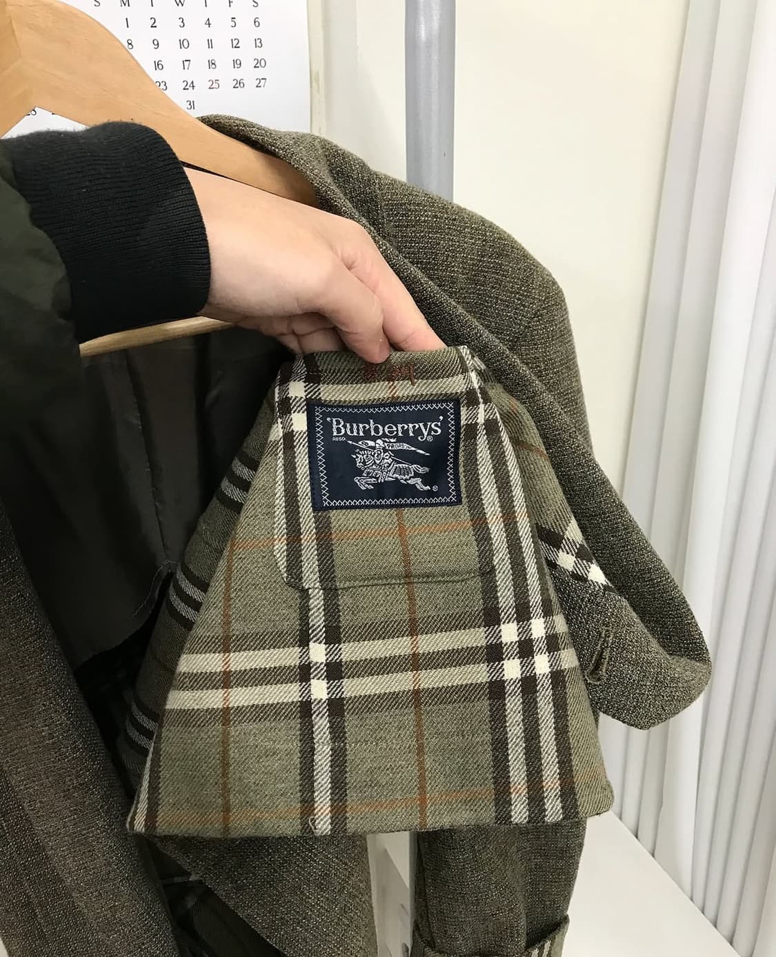 버버리 핸드메이드 울 자켓 상품이미지3