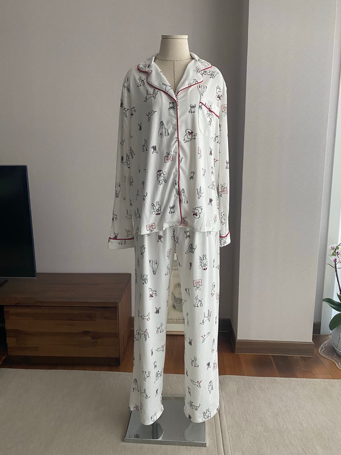 kate spade 케이트스페이드 롱 파자마 세트(M,미착용) 상품이미지1