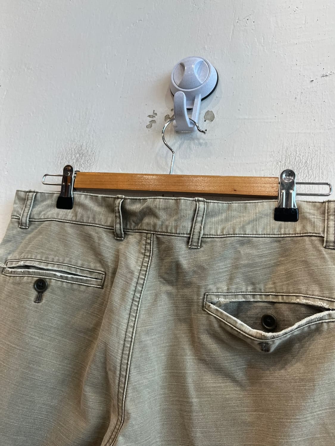 Beams 빔즈 백사틴 팬츠 Made in JAPAN 상품이미지4