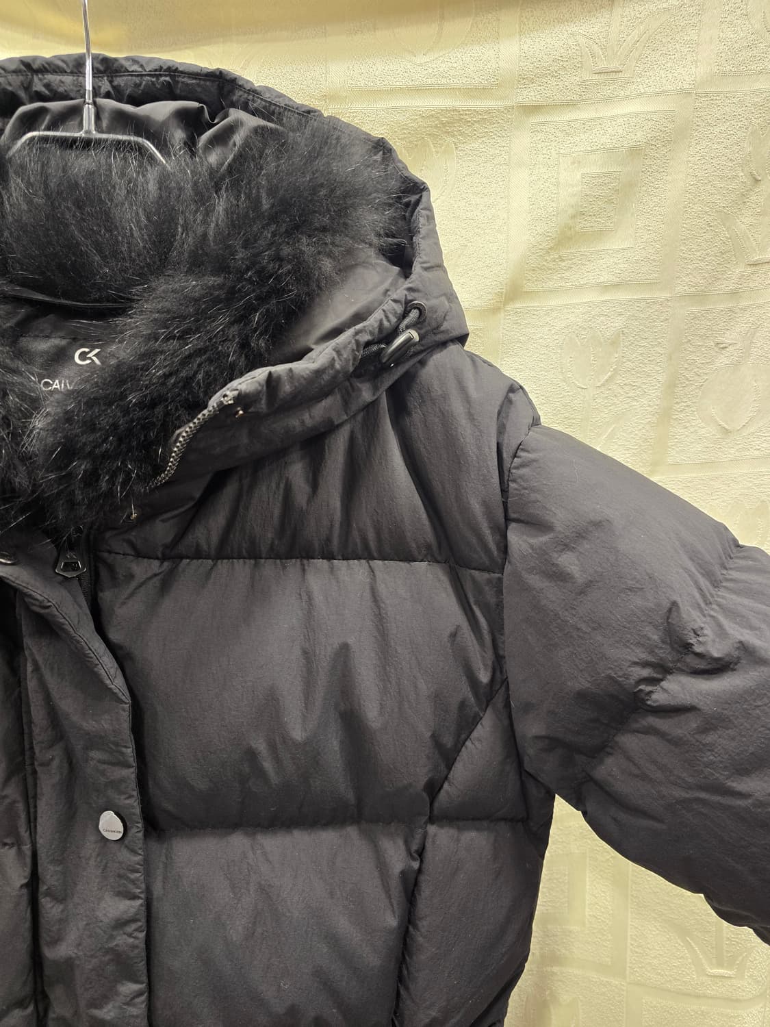 캘빈클라인 블랙 여성 구스다운 패딩 L(77) 상품이미지3