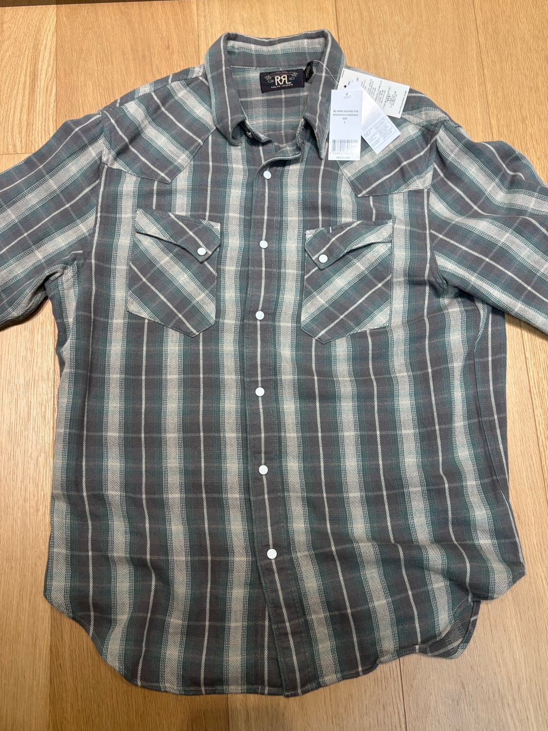 더블알엘 플래드 웨스턴 셔츠L 상품이미지2