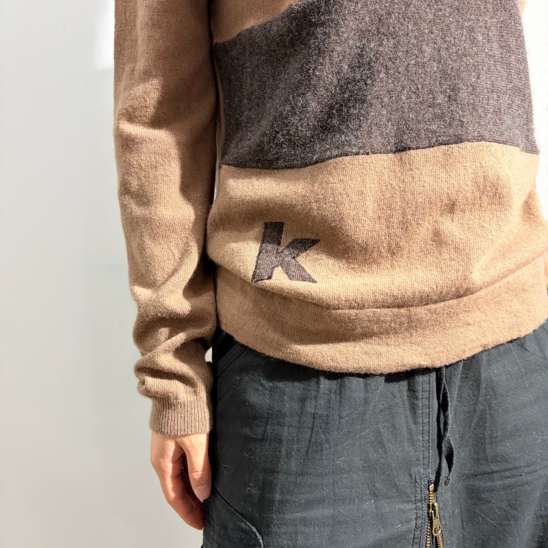 nico and 이니셜 브라운 니트 상품이미지2