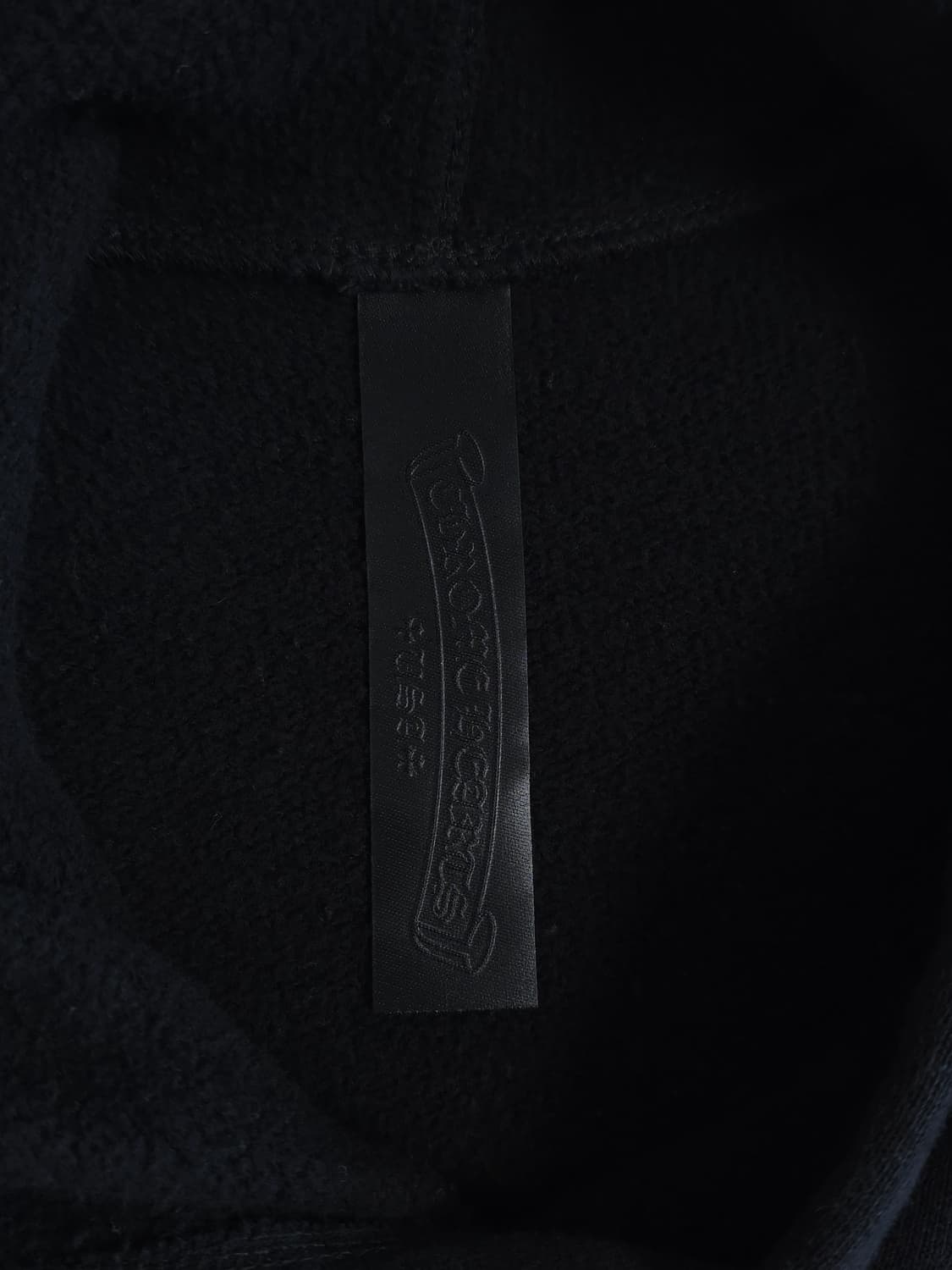 [XXL] 크롬하츠 레더패치 페이퍼잼 후드 블랙 상품이미지6