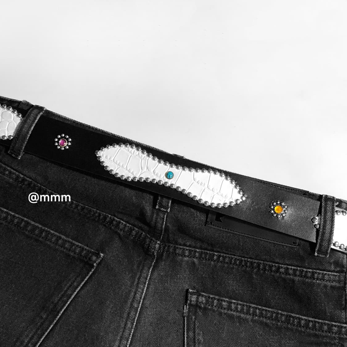 [Unisex] 잼스톤 빈티지 웨스턴 벨트 상품이미지6