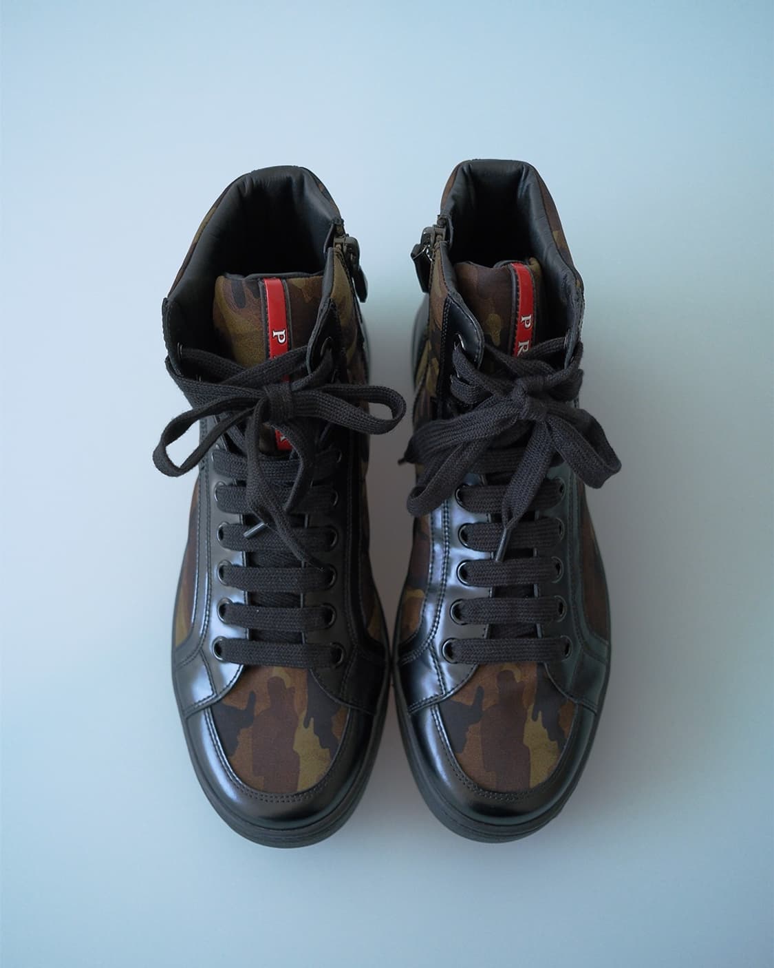 PRADA nylon/leather high top 상품이미지1