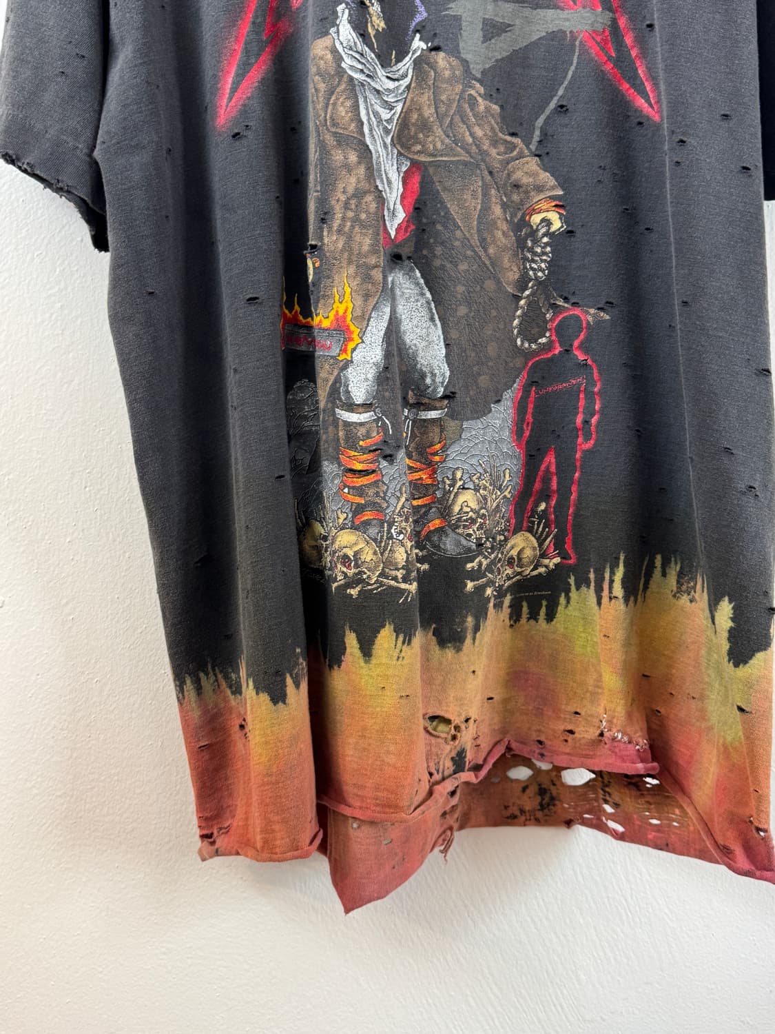 90s metallica faded t shirt 상품이미지4
