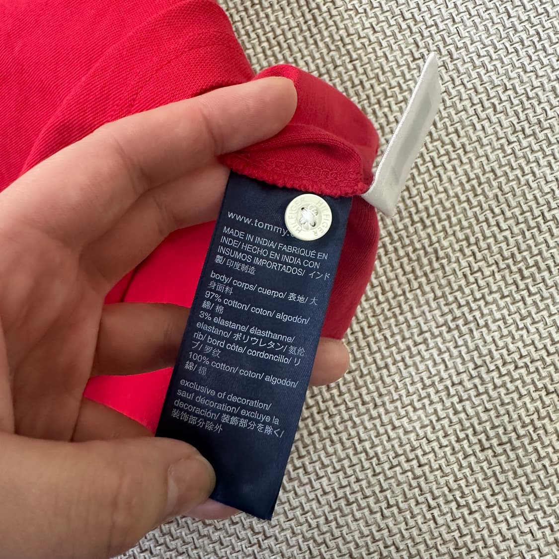 M 타미힐피거 스트라이프 카라 반팔티 0416D 상품이미지3