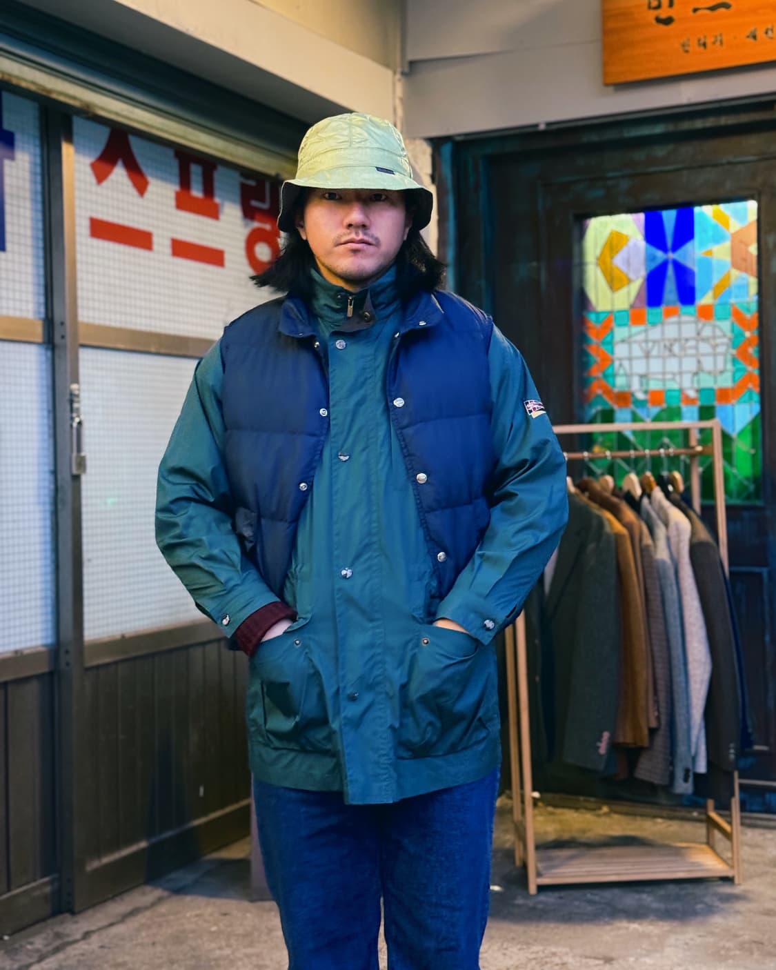 80‘s 울리치 패디드 다운 베스트 M 상품이미지8