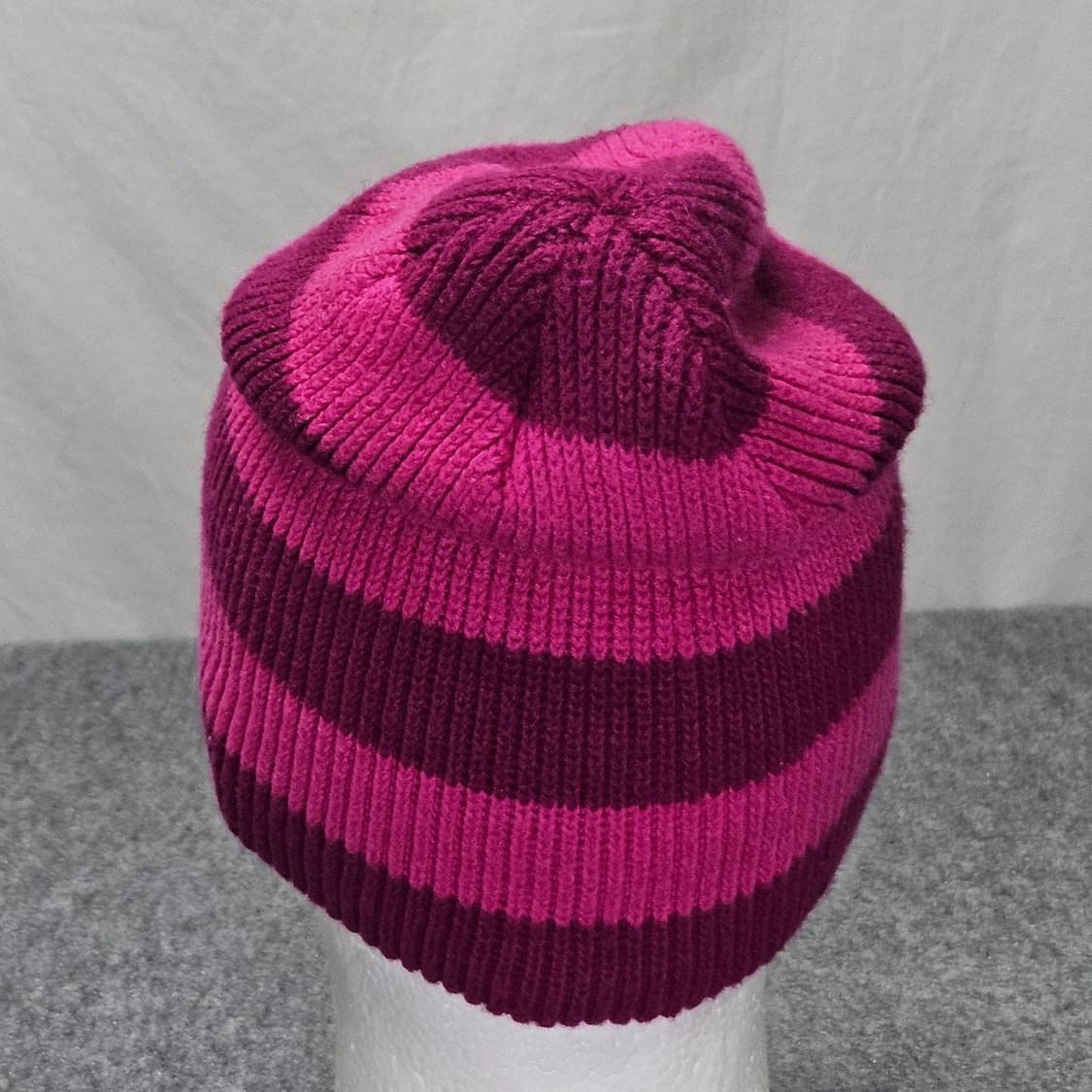 10s 파타고니아 스트라이프드 비니 핫핑크/버건디 상품이미지4