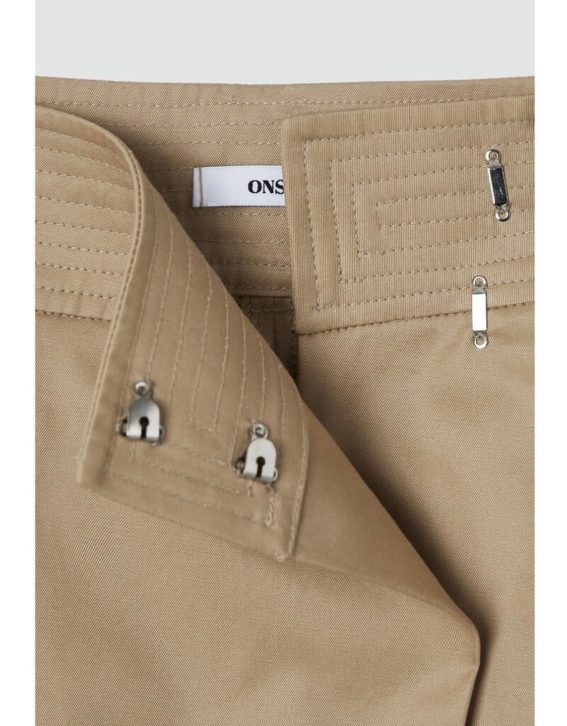 ONSENNE 온센느 Stitch Cotton Skirts 펌킨 카고 상품이미지8