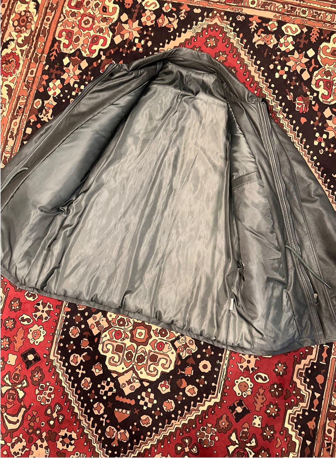 ( XL ) 가죽자켓 가죽코트 가죽하프자켓 빈티지가죽 가죽롱자켓 상품이미지3