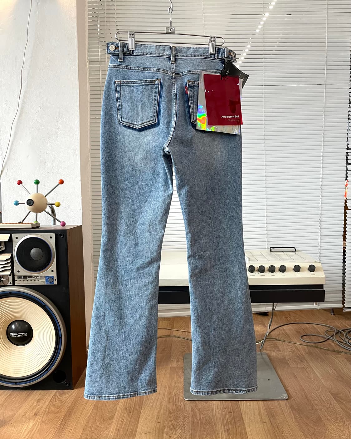 [M] 앤더슨벨 플레어 데님 팬츠 상품이미지4
