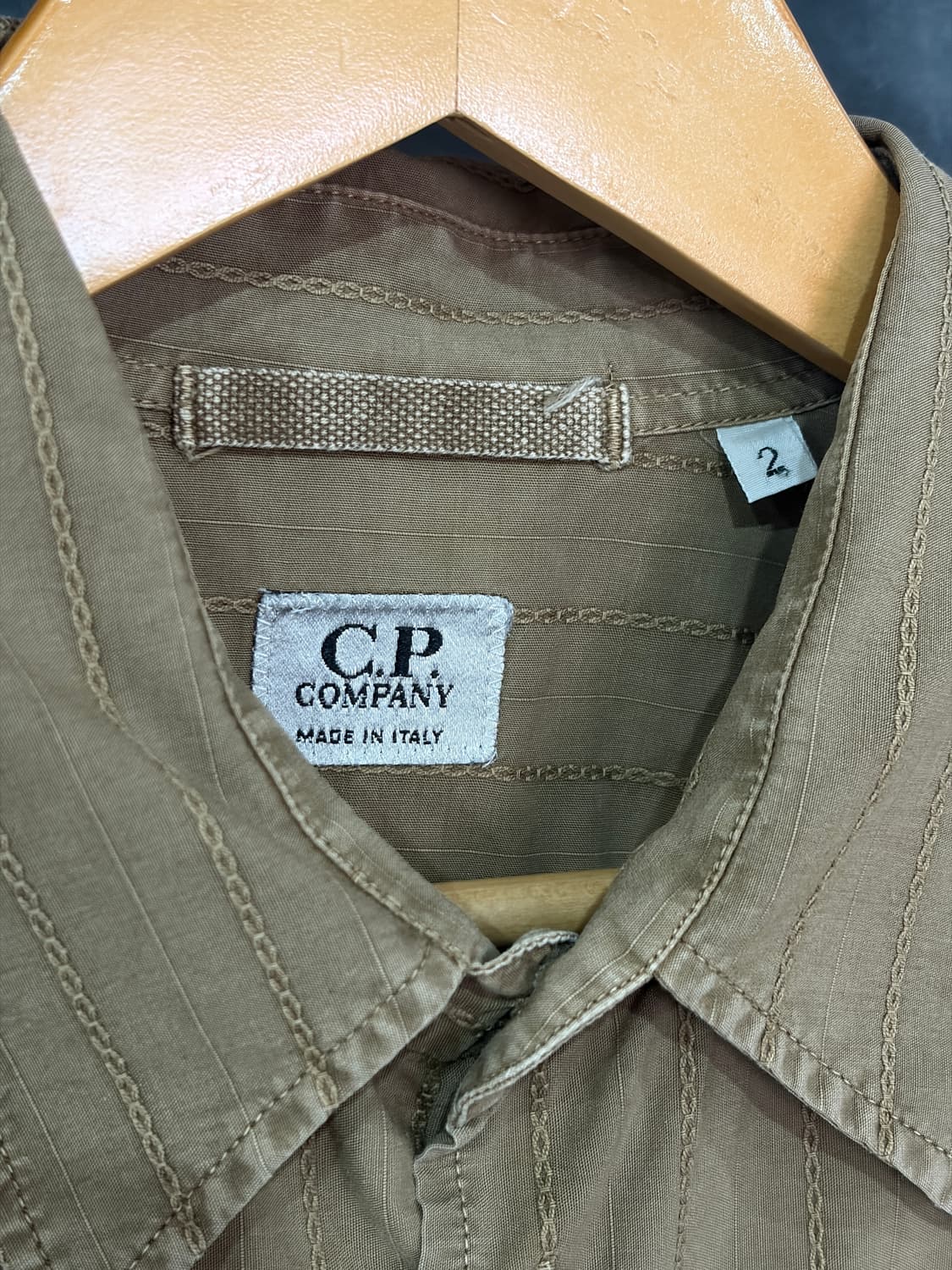 J133 90-00s CP Company 패턴 긴팔 셔츠 상품이미지4
