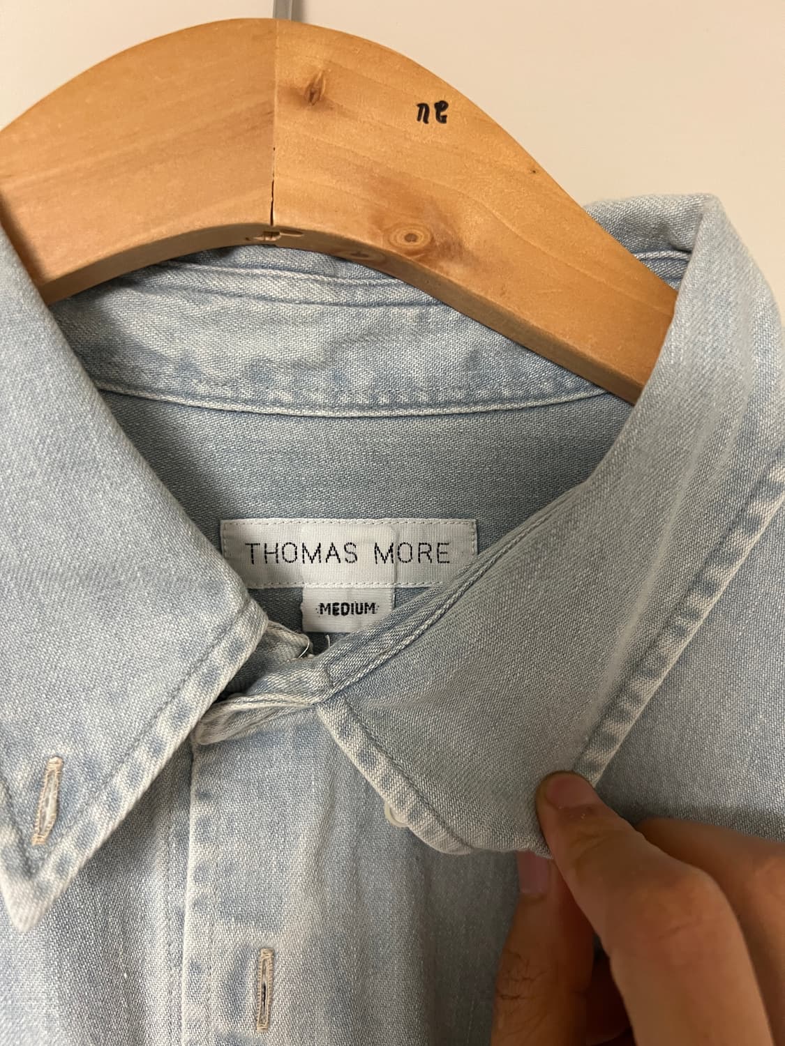 토마스모어 연청셔츠 m사이즈(100) 새상품 상품이미지3
