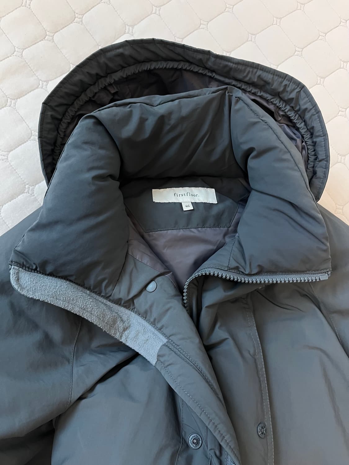 퍼스트플로어 플리시(플리스) 다운 푸퍼 에버그린 46 상품이미지3