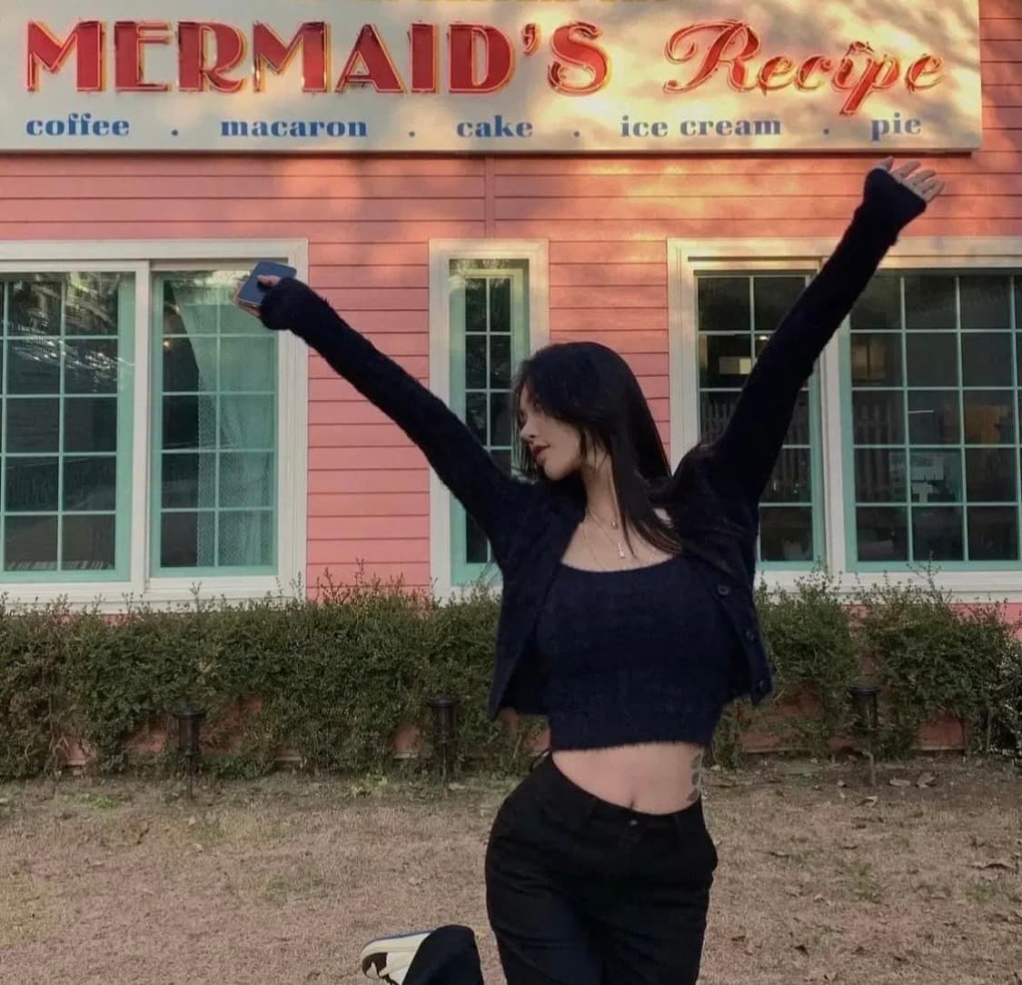 페일제이드 퍼지 니트 가디건 세트 네이비 상품이미지1