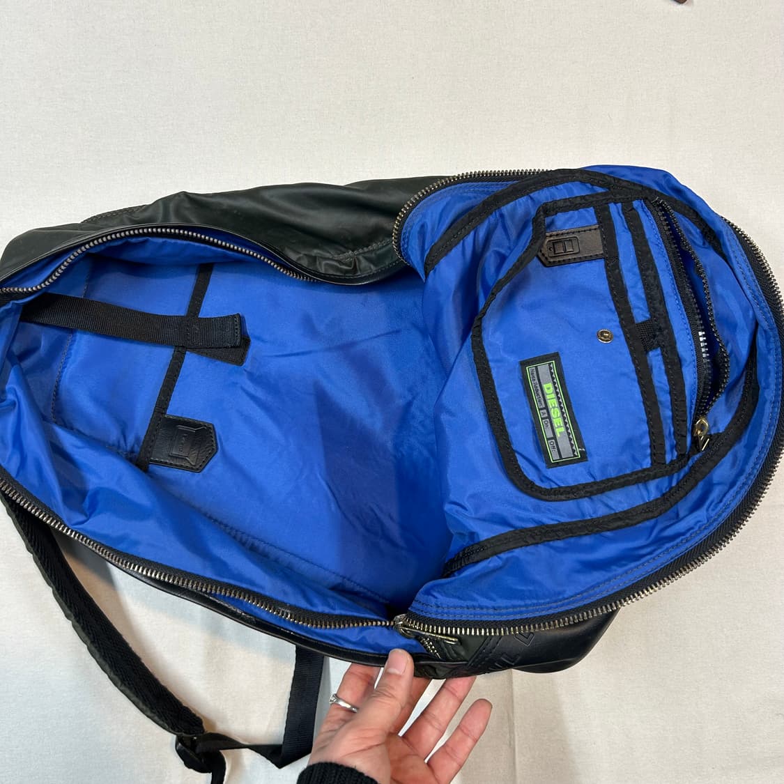 디젤 DIESEL 백팩 가방 올리브/블랙 상품이미지8