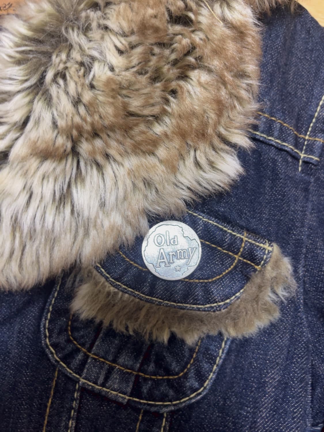 데님 퍼 자켓  상품이미지2