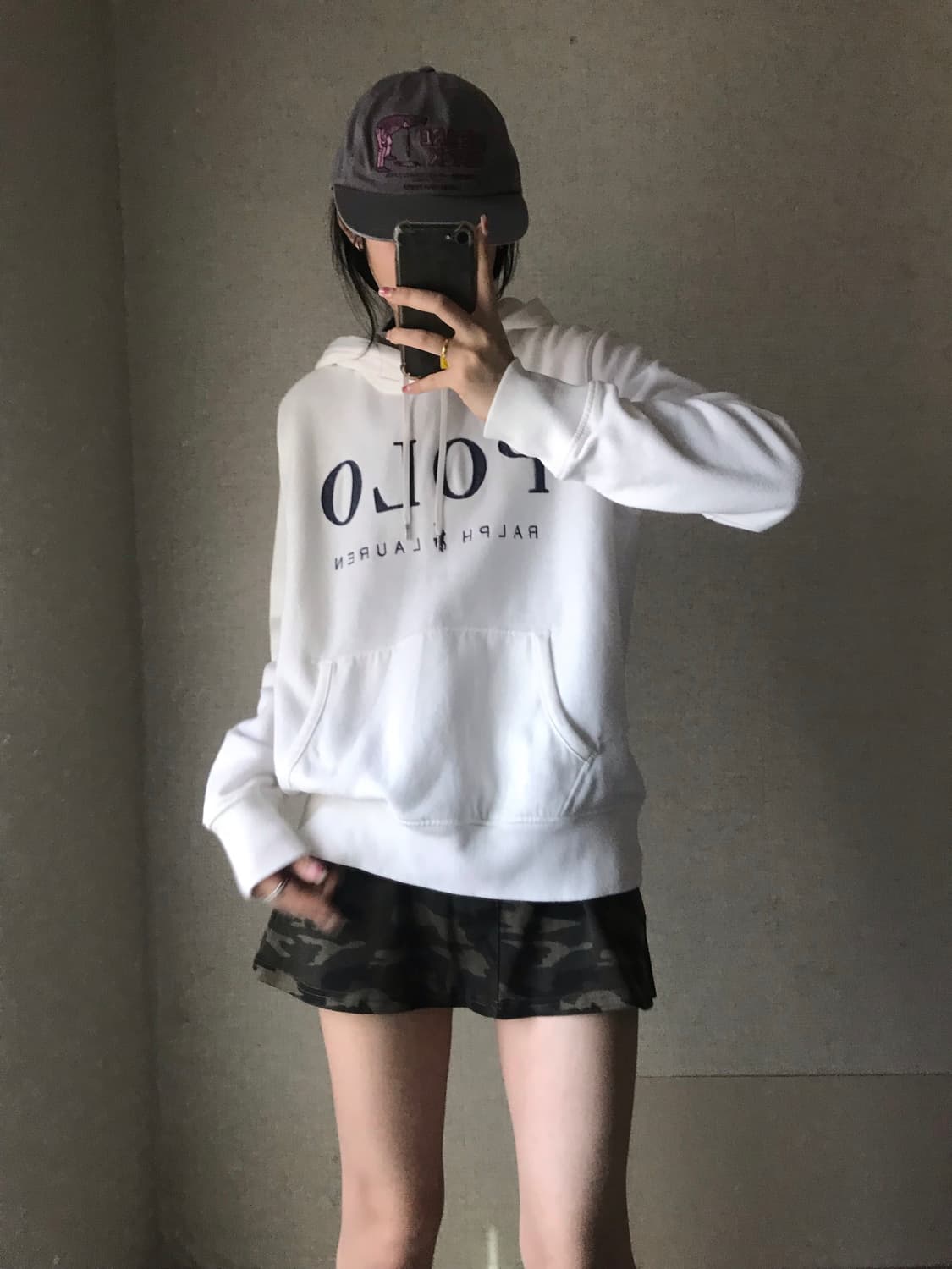폴로 빅로고 후드티 상품이미지2