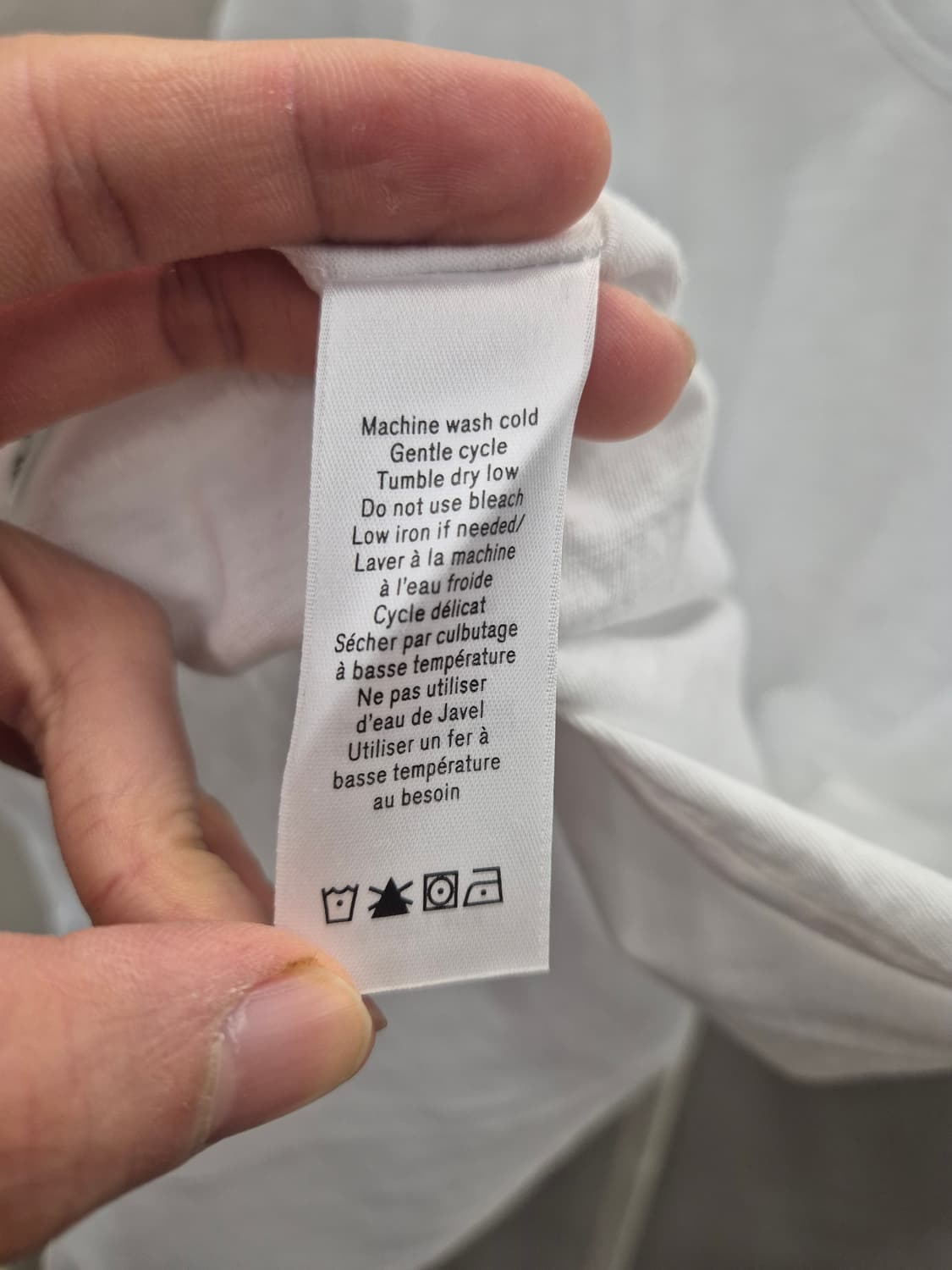 Rag & Bone V넥 기본 티셔츠 화이트 S 상품이미지7