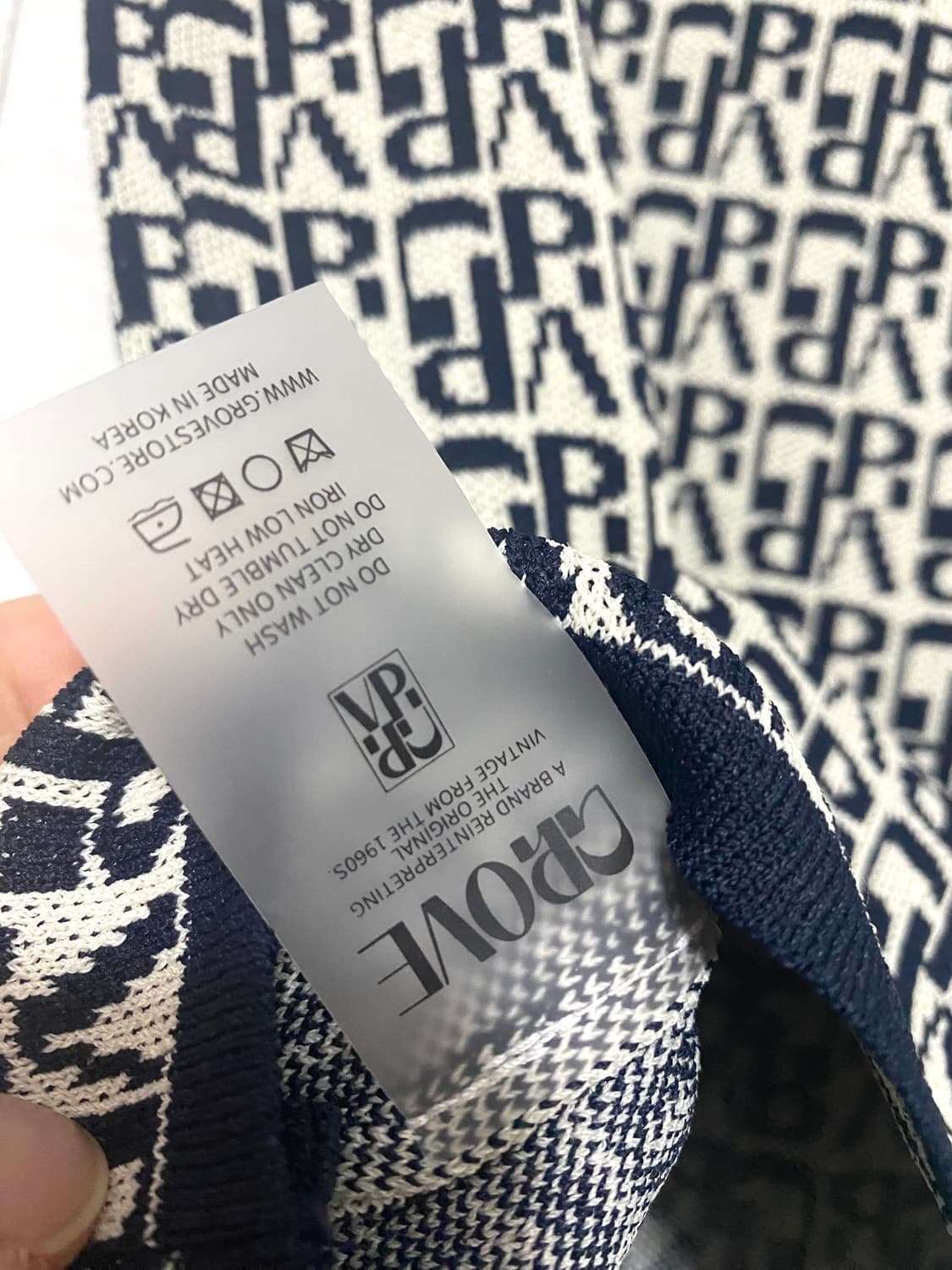 그로브 니트 미니스커트 상품이미지4