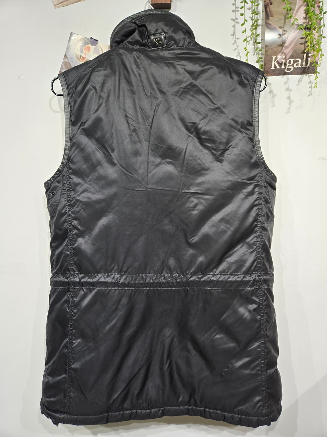 랄프로렌 블랙 패딩 조끼 남성용 상품이미지4