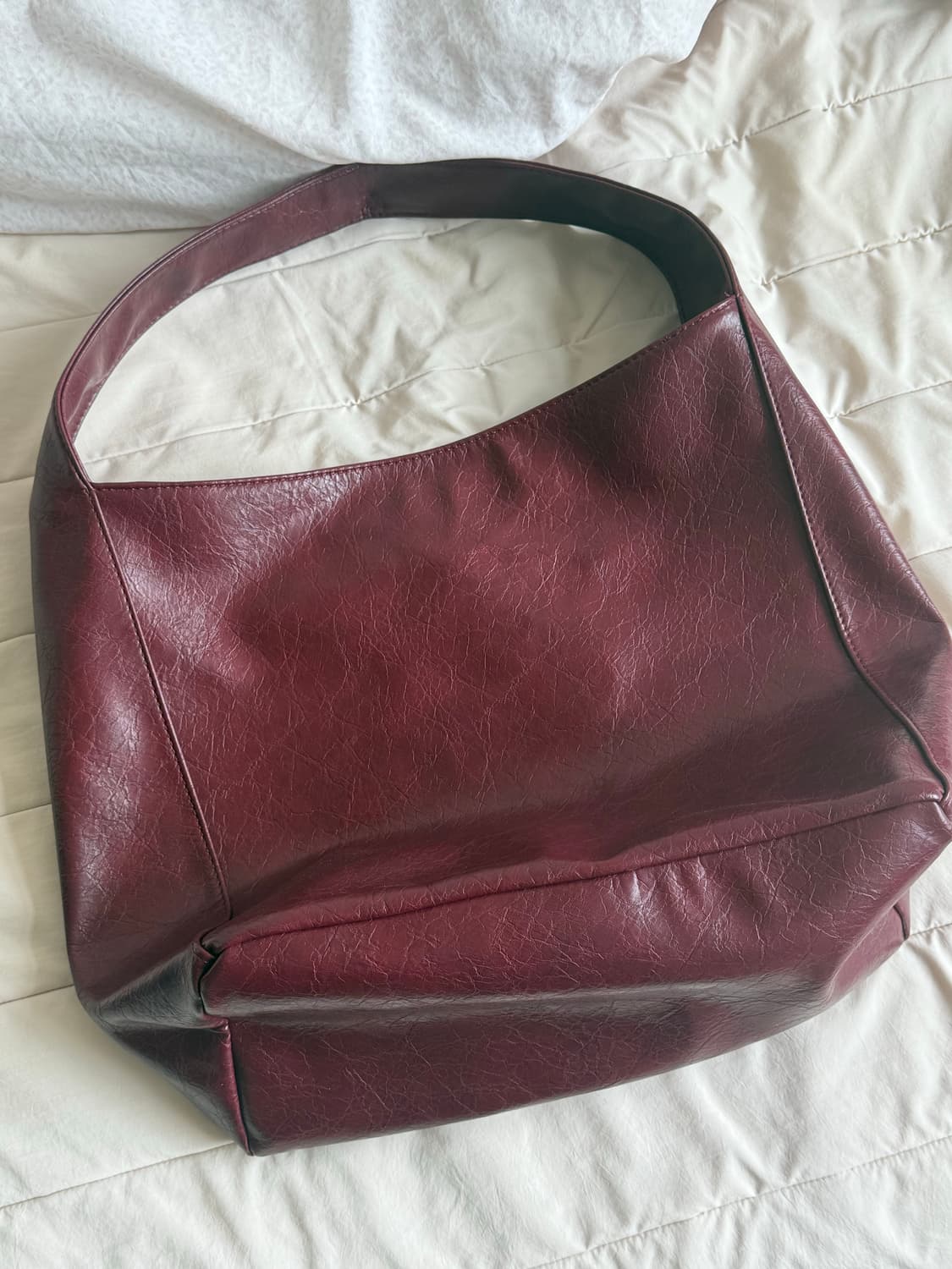 (무료배송) 보부상 버건디 가방 숄더백 burgundy 상품이미지1