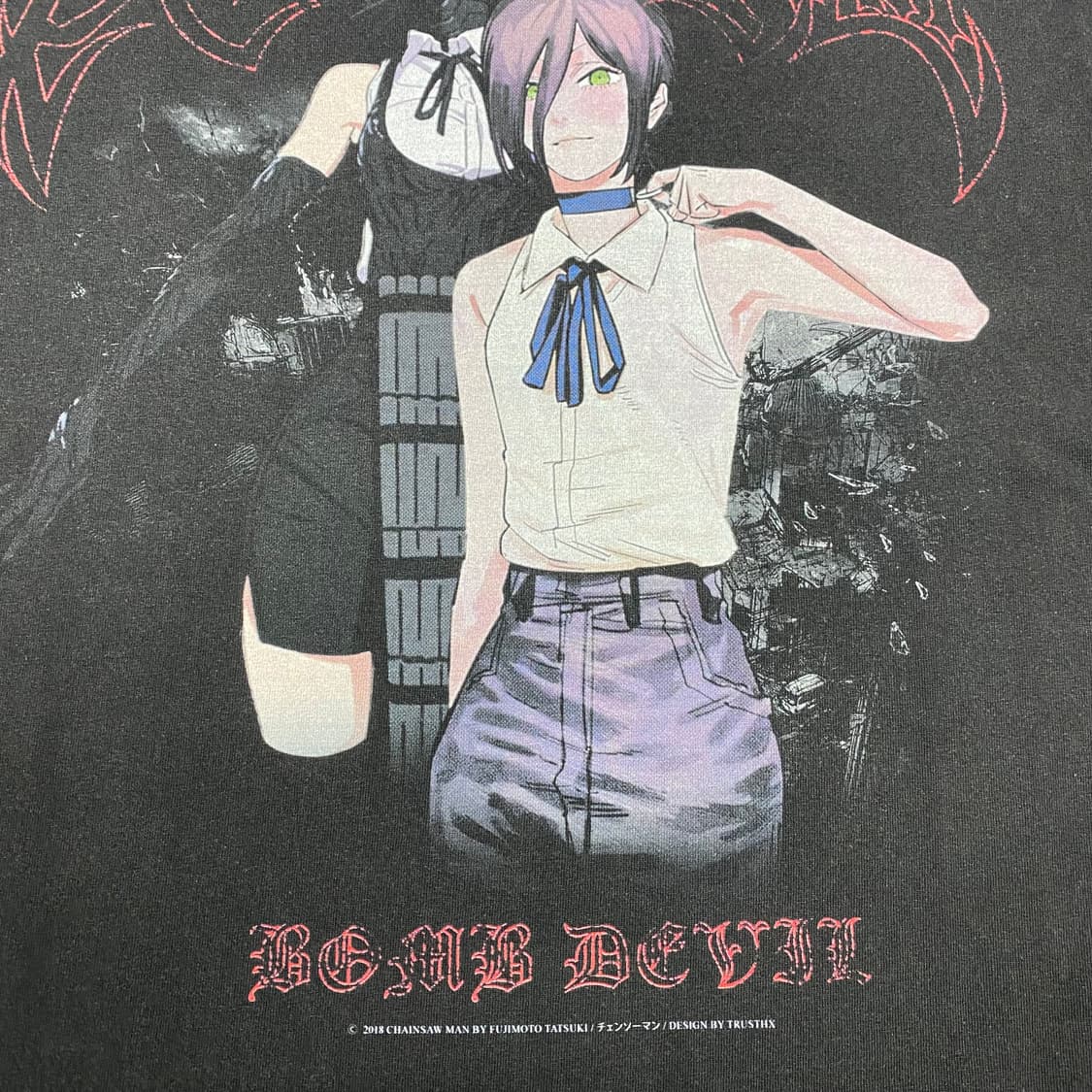 체인소맨 레제 부틀렉 애니메이션 티셔츠 상품이미지5