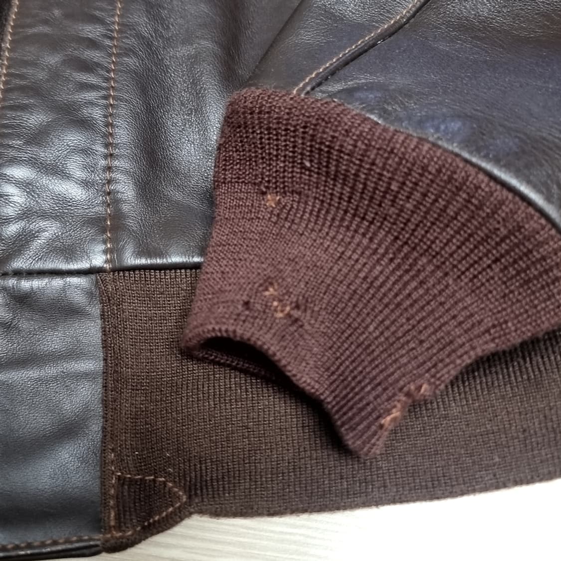 모건 a-2 가죽자켓 말가죽(44) 상품이미지4