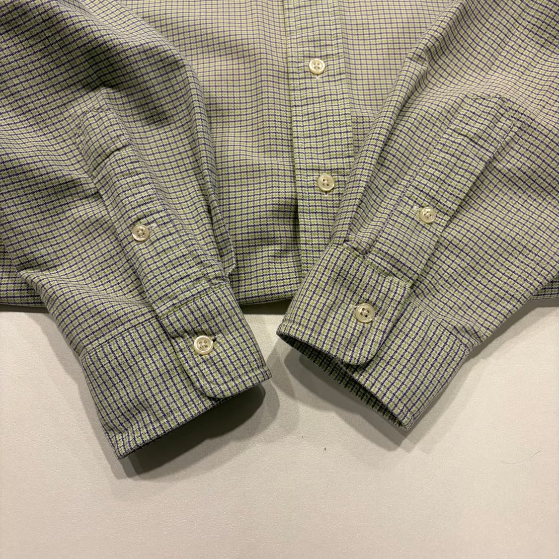 [XL] 폴로 랄프로렌 코튼 옥스포드 체크 남방 긴팔 셔츠 C523 상품이미지6