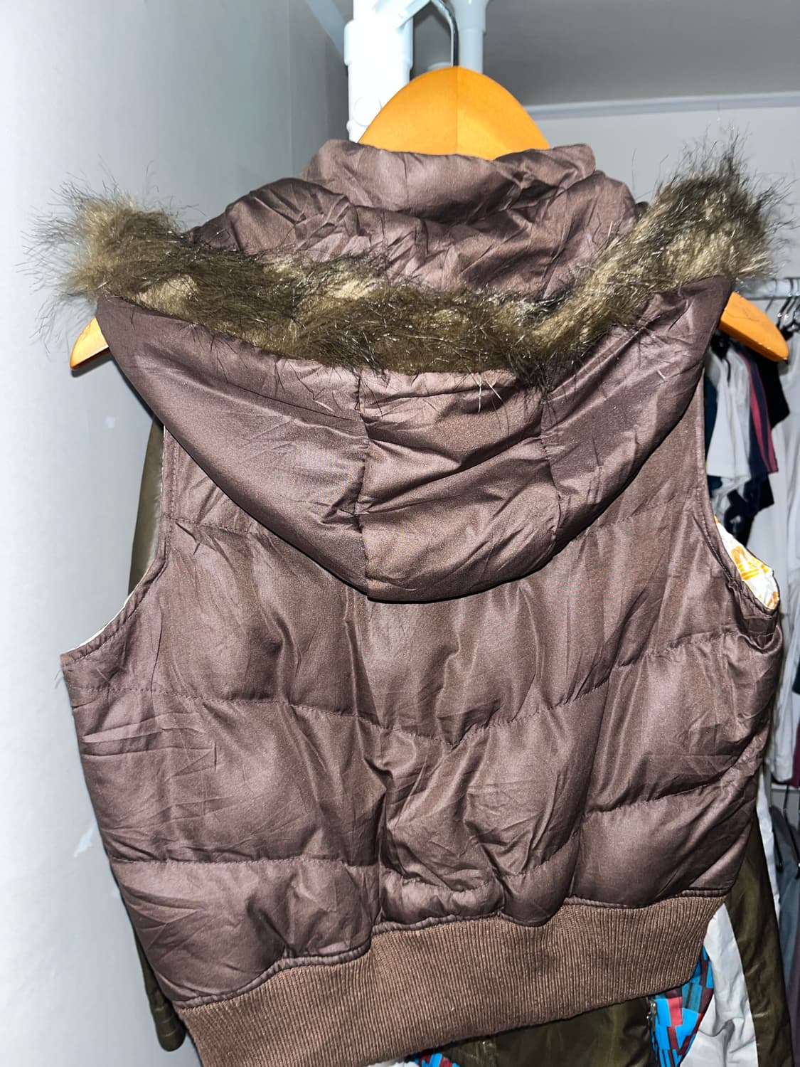 브라운 패딩조끼 상품이미지2