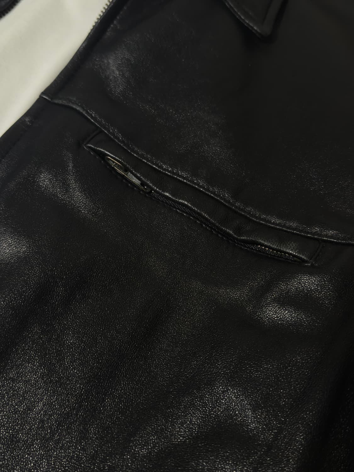 00s Balenciaga Leather Bluson Jacket 상품이미지3