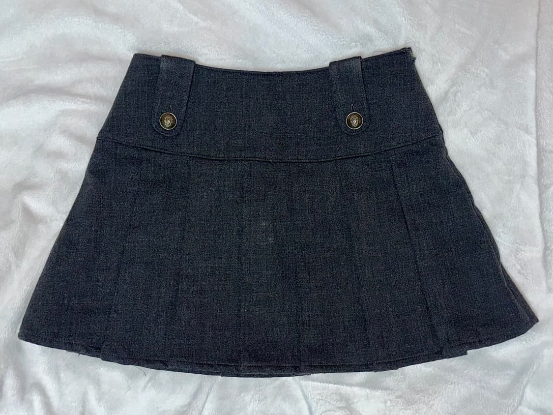 글로니 glowny nour wook skirt 울 플리츠 스커트 상품이미지1