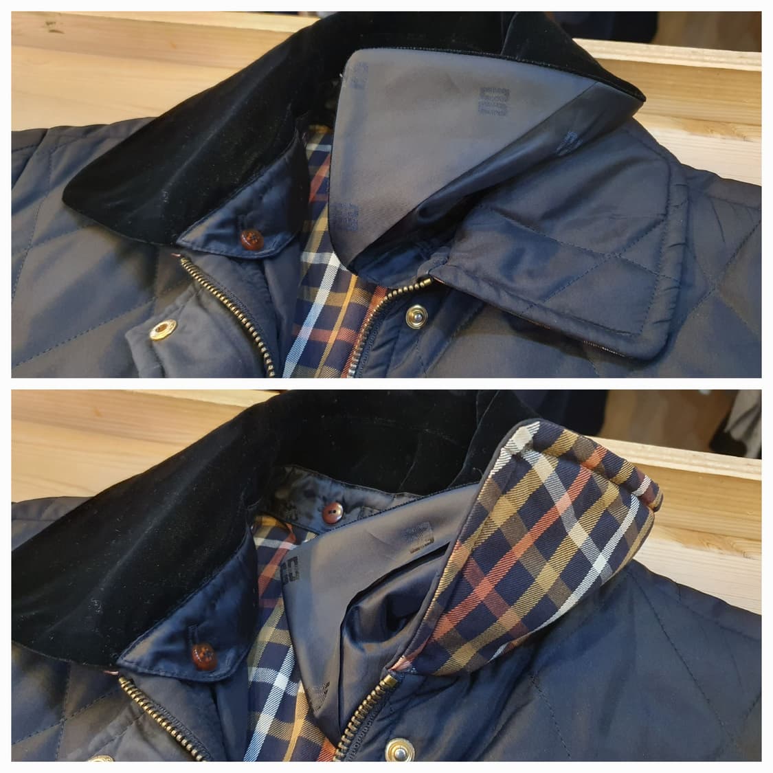 77.닥스 블랙 패딩코트 상품이미지4