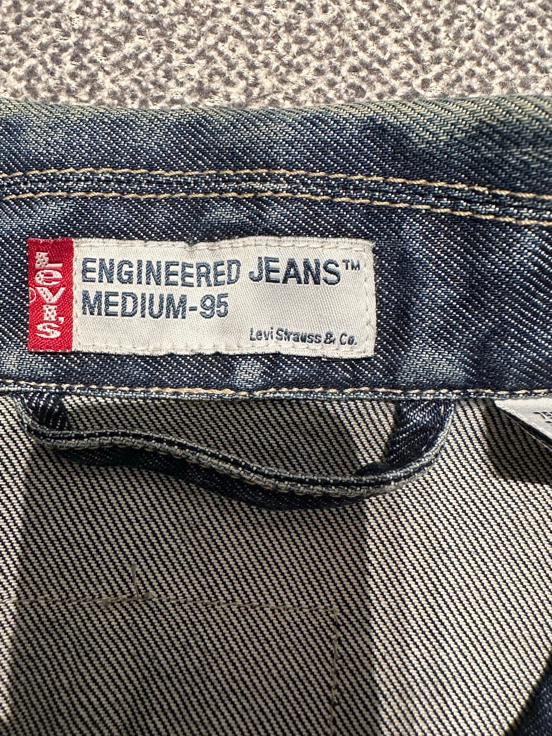 리바이스 엔지니어드 데님 청 자켓 m 상품이미지3