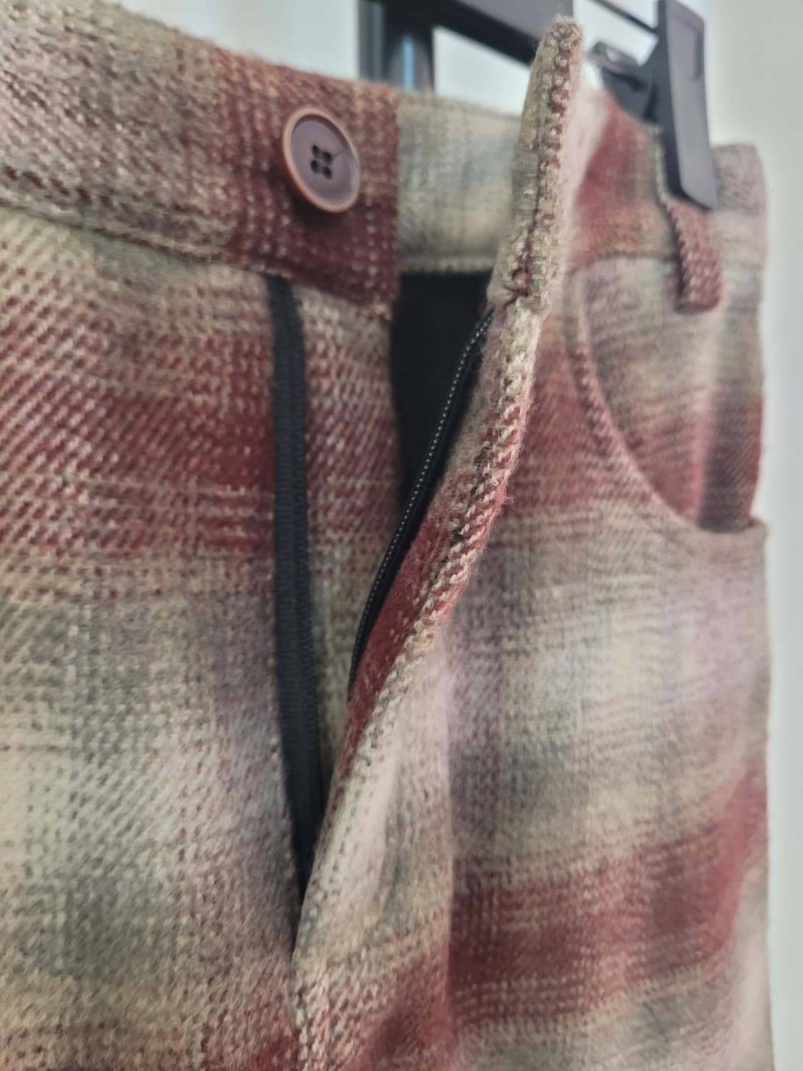 스컬프터 체크무늬 겨울용 미니스커트 S사이즈 상품이미지3