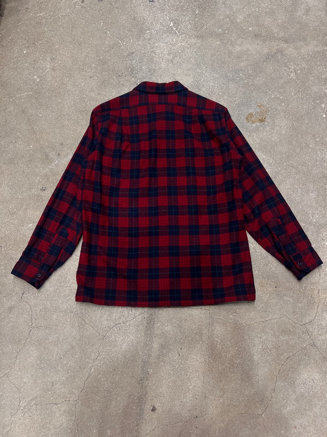 70‘s 펜들턴 울 체크 보드 셔츠 M 상품이미지2