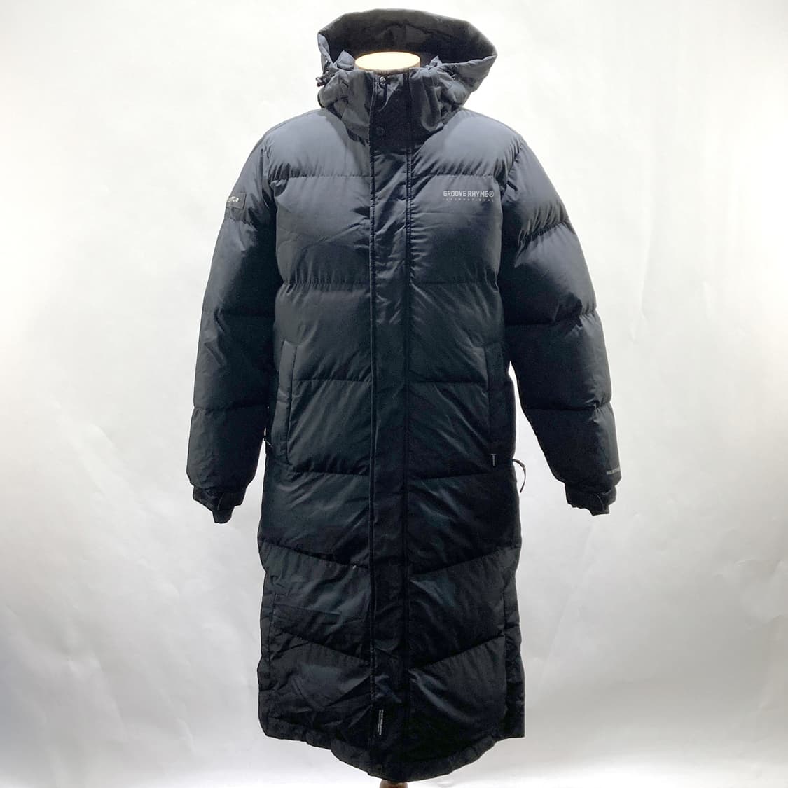 그루브라임 남성구스다운롱패딩 블랙 95 상품이미지1